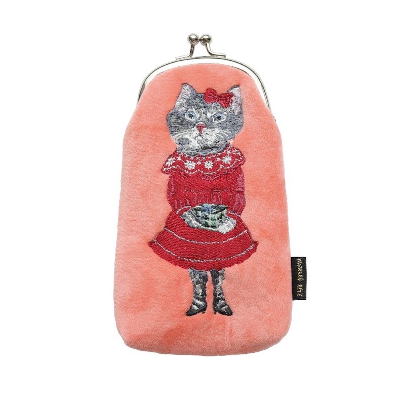 Nathalie Lete ナタリーレテ Long Purse Gray cat/511222